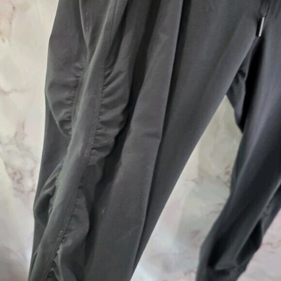 Coolibar Pants Womens Large Black Jogger Crop Drawstring Pull On Ruched - Picture 11 of 13